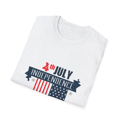 Independence Day Unisex T-Shirt, 4th of July Tee, Holiday Shirt, Patriotic Apparel, Summer Celebration Wear