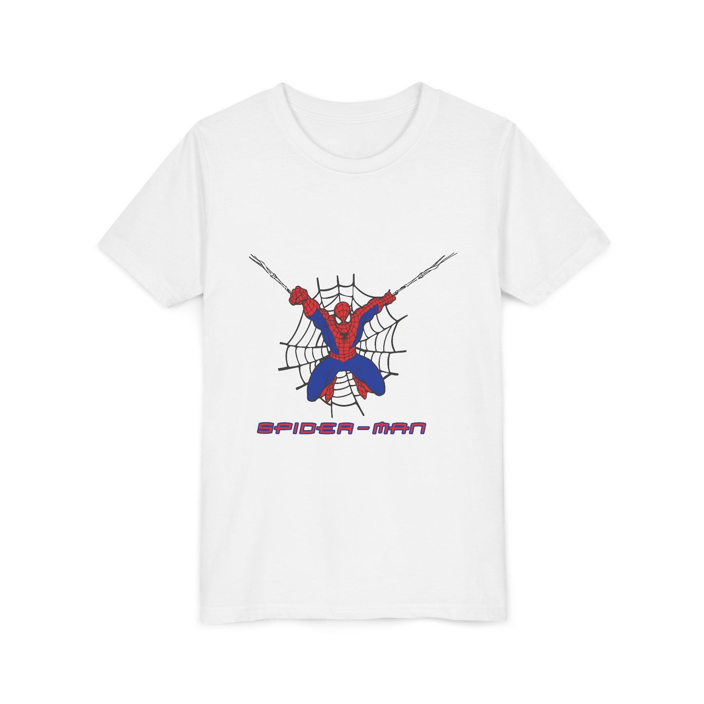 Spider-Man Youth Short Sleeve Tee - Fun Graphic Tee for Kids, Superhero Shirt, Birthday Gift, Comic Theme Apparel, Playtime Wear