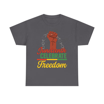 Juneteenth Freedom Tee, Celebrate Freedom Shirt, Unisex Cotton T-Shirt, Black History Month Apparel, Equality and Justice Top