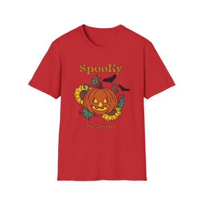 Spooky Season Unisex T-Shirt, Halloween Shirt, Pumpkin Tee, Fall Clothing, Festive Apparel