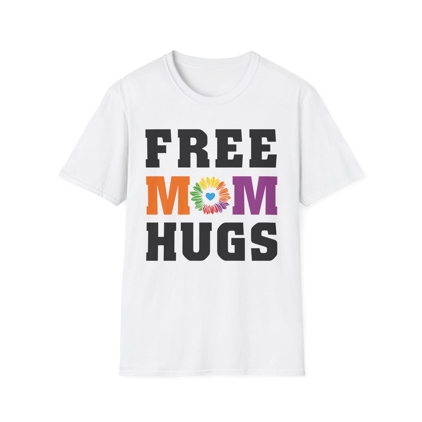 Free Mom Hugs Unisex Softstyle T-Shirt, Perfect for Mother's Day, Gift for Moms, Fun Family Gatherings, LGBTQ Support Tee, Summer [...]