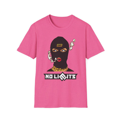 Unisex Softstyle T-Shirt - No Limits Graphic Tee for Bold Individuals