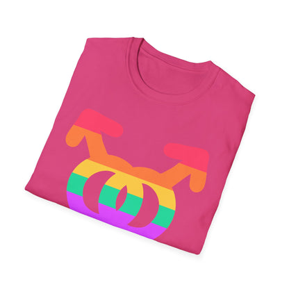 Gay Pride Unisex Softstyle T-Shirt | LGBTQ+ Pride Apparel, Festival Outfits, Gift for Allies, Rainbow Shirt