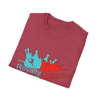 Royalty Queens Unisex Softstyle T-Shirt - Empowering Graphic Tee for Celebrations and Everyday Wear