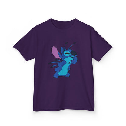 Kids Cotton Tee - Cute Stitch Design for Fun Adventures