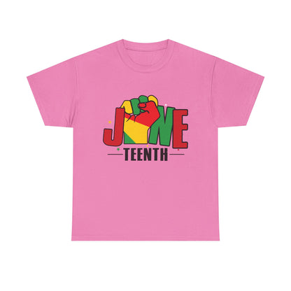 Juneteenth Unisex Heavy Cotton Tee, Celebration Shirt, Black History Apparel, Event T-Shirt, Commemorative Tee, Everyday Wear