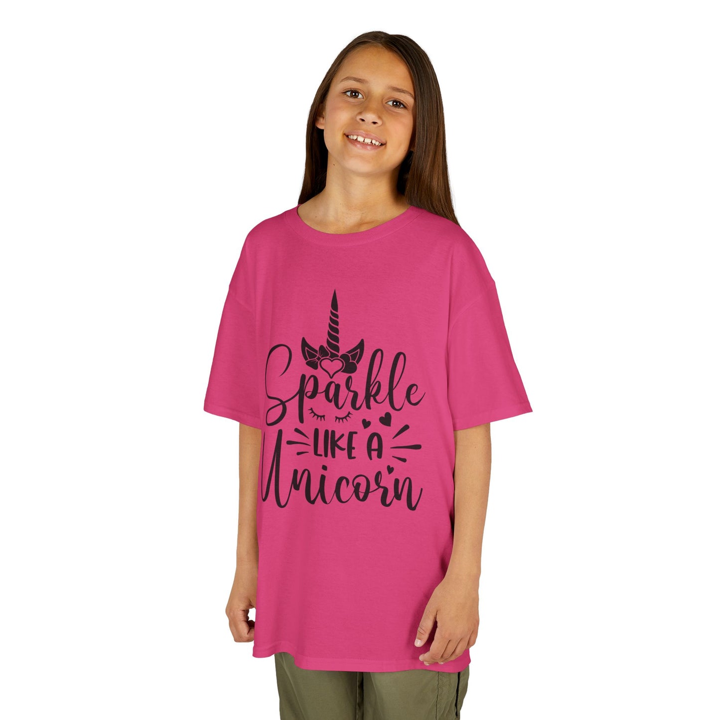 Sparkle Like A Unicorn Kids Tee - Fun & Colorful Cotton Shirt
