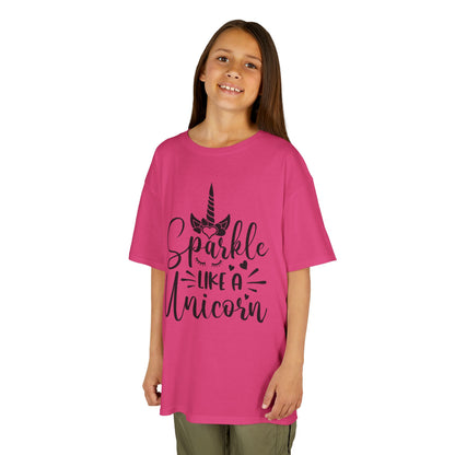 Sparkle Like A Unicorn Kids Tee - Fun & Colorful Cotton Shirt