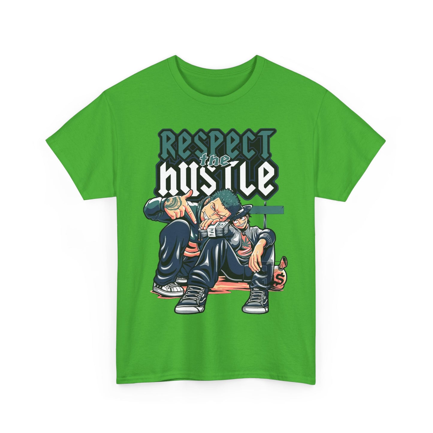 Respect the Hustle Unisex Heavy Cotton Tee - Streetwear Style Graphic Tee