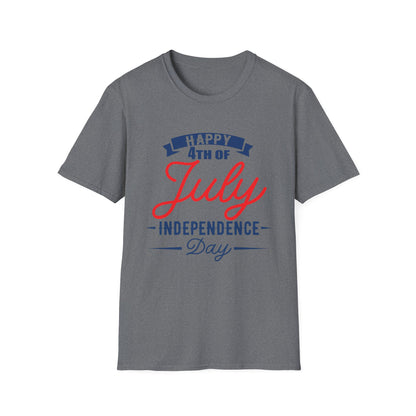 Happy 4th of July Unisex T-Shirt, Independence Day Tee, Summer Celebration Shirt, Patriotic Apparel, Casual Festival Wear