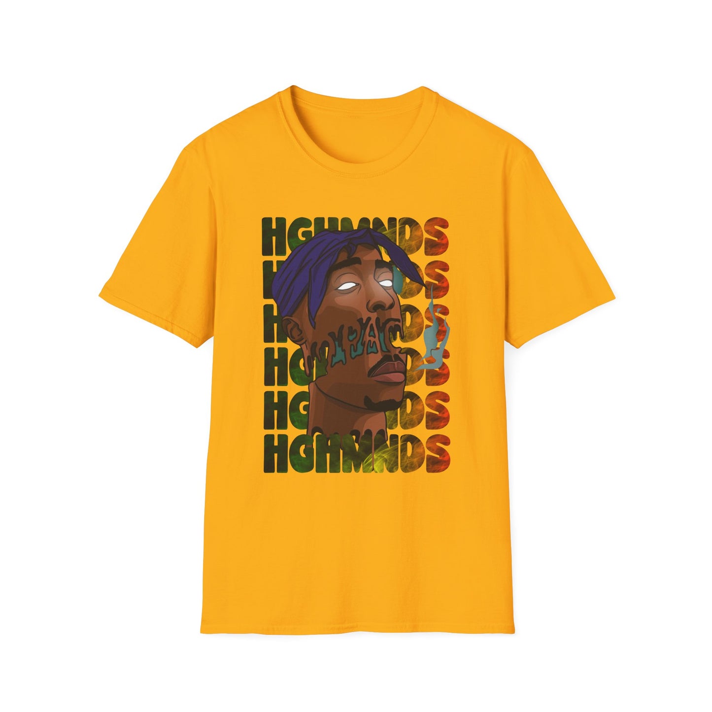 High minds Unisex Softstyle T-Shirt - Unique Artistic Design