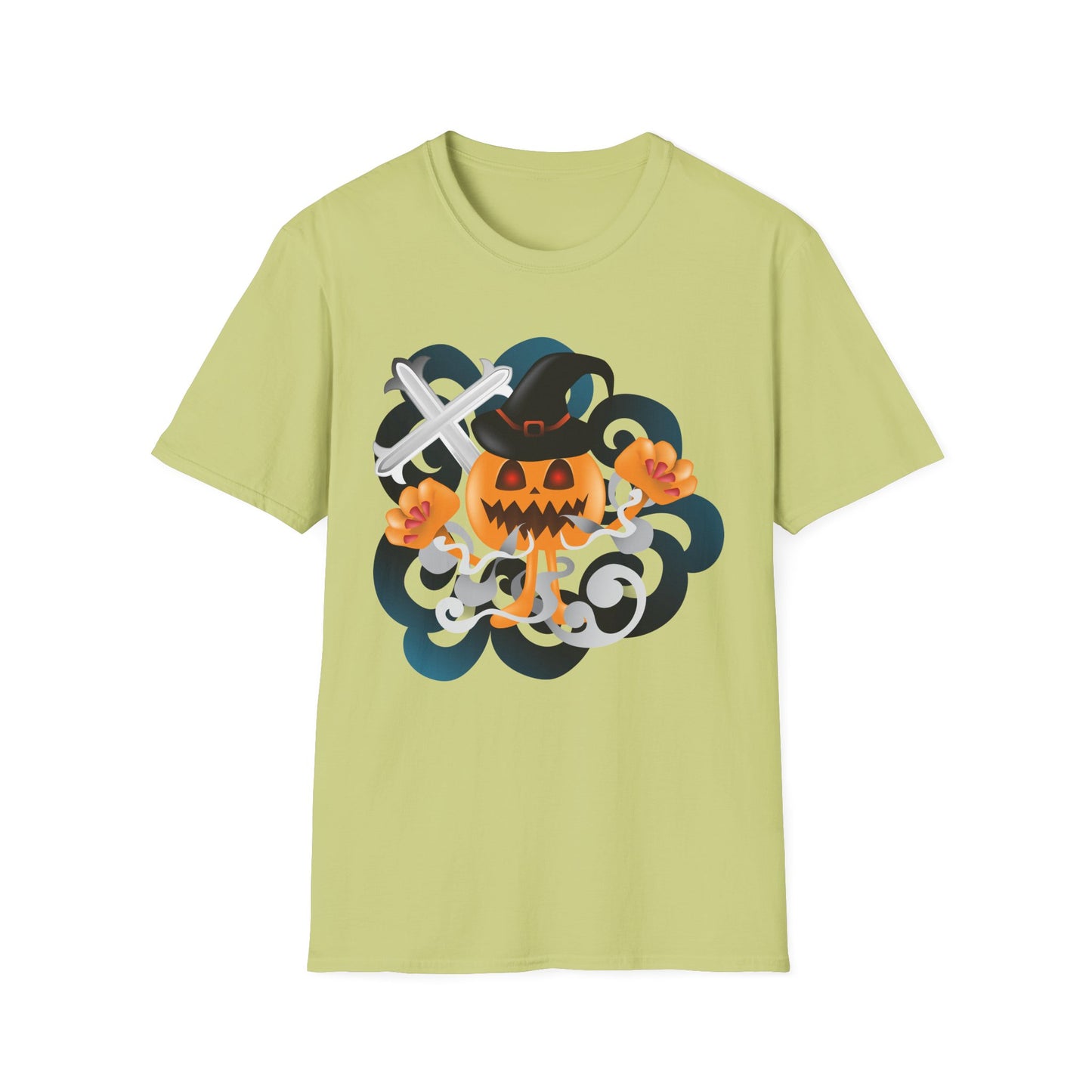Halloween Pumpkin Graphic Tee, Unisex T-Shirt, Fall Fashion, Spooky Season Shirt, Trick or Treat Apparel, Casual Halloween Outfit
