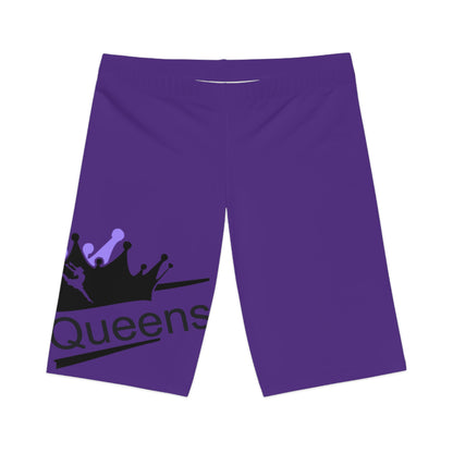 Royalty Vibe Women's Bike Shorts, Workout Leggings, Fitness Apparel, Queens Gear, Athleisure Wear, Gifts for Active Women