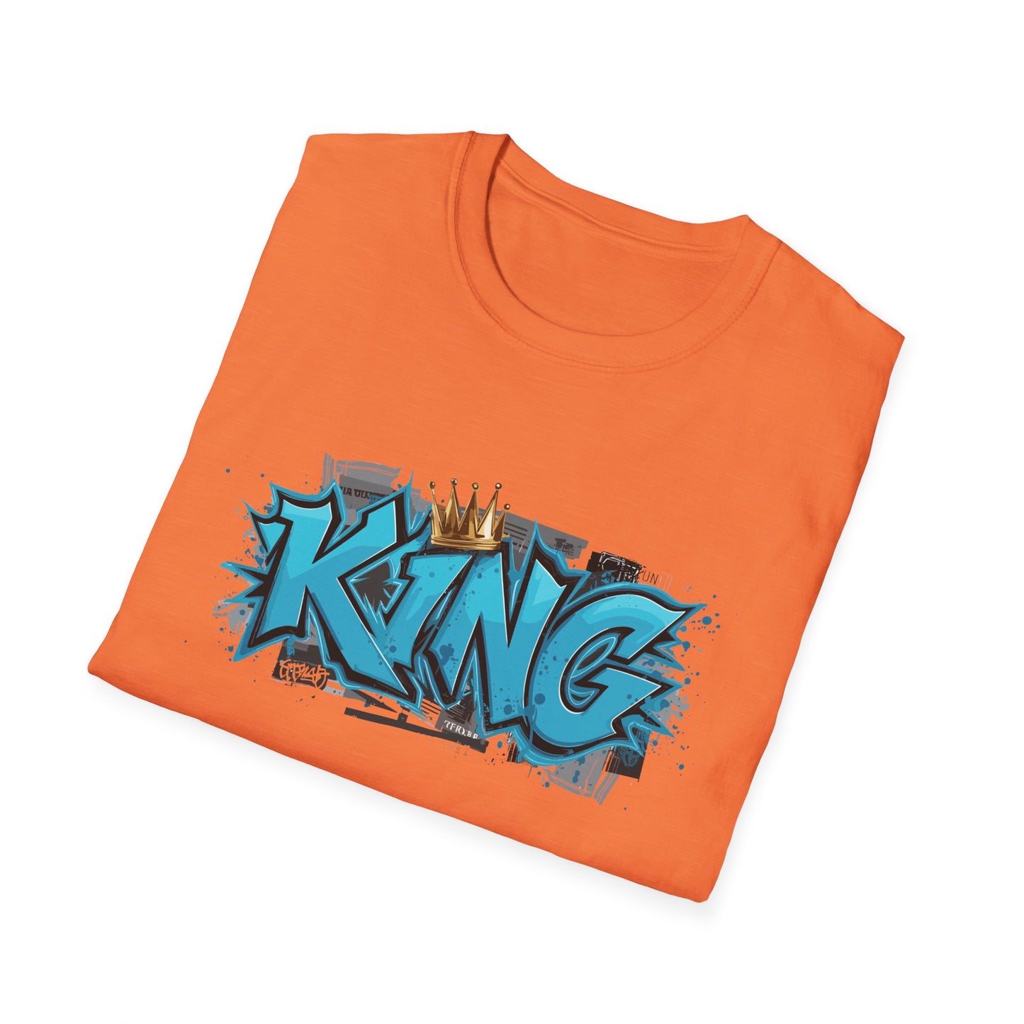 King Graffiti Unisex T-Shirt | Cool Urban Style Tee, Streetwear Fashion, Unique Gift for Him, Self-Expression, Birthday Present