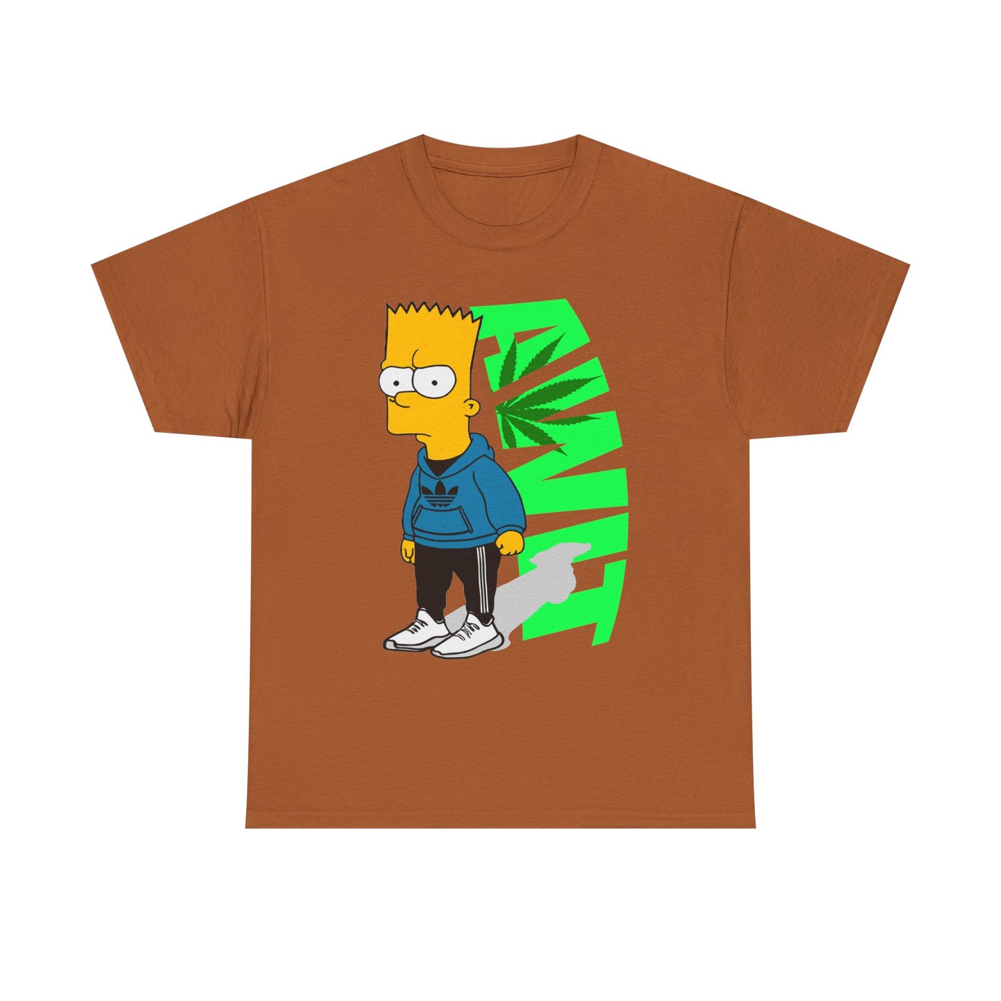 Bart Simpson Cannabis Vibe Unisex Heavy Cotton Tee