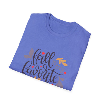 Fall is My Favorite Season Unisex T-Shirt | Autumn Tee, Seasonal Gift, Cozy Wear, Thanksgiving Apparel, Fall Fashion