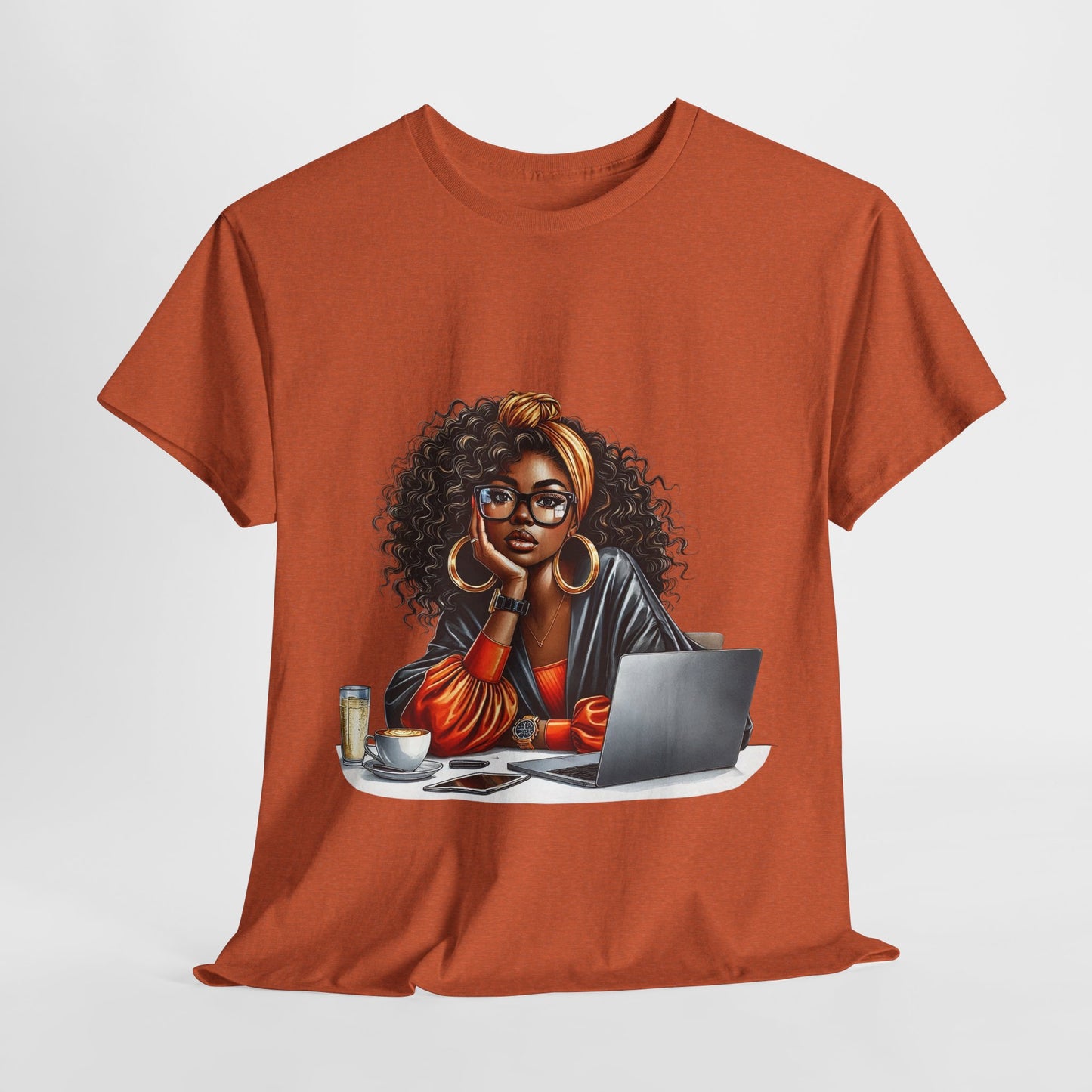 Creative Work From Home Unisex Heavy Cotton Tee