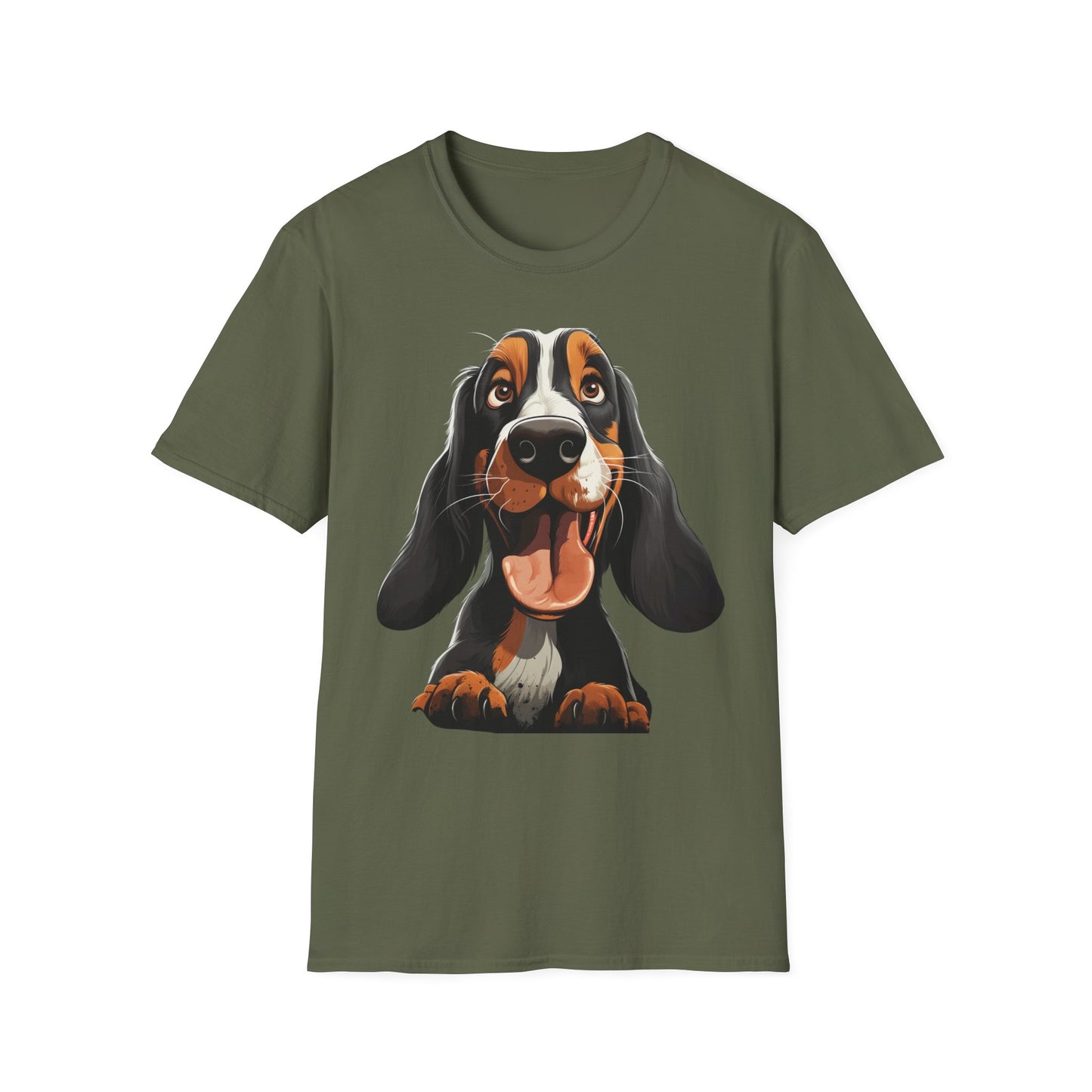 Cute Dog Graphic Unisex Softstyle T-Shirt - Perfect for Pet Lovers