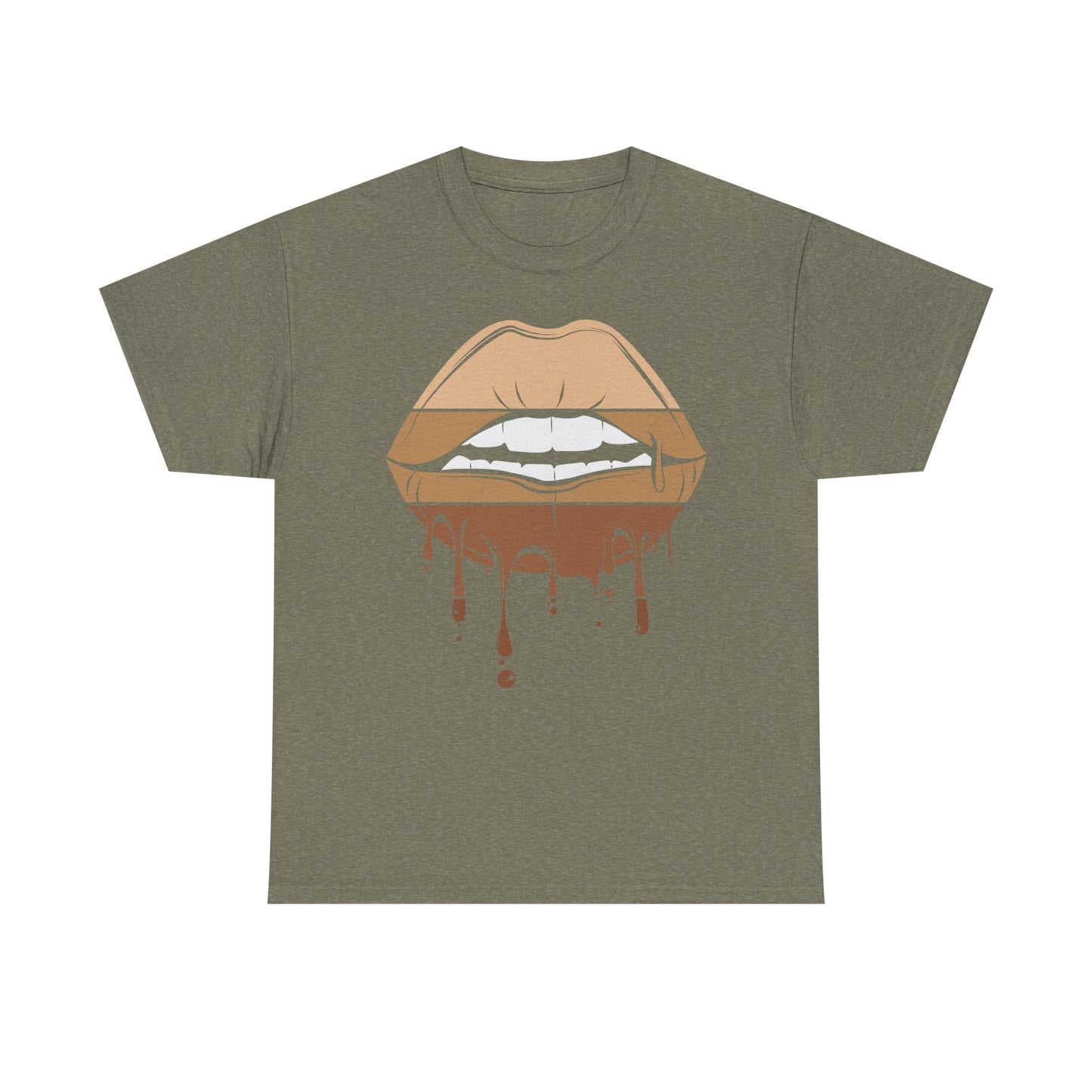 Chic Bold Lip Graphic Tee - Unisex Heavy Cotton