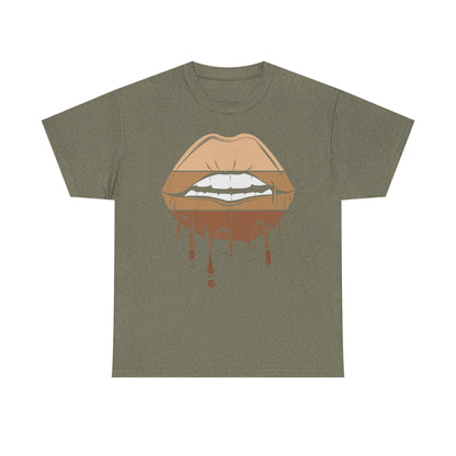 Chic Bold Lip Graphic Tee - Unisex Heavy Cotton