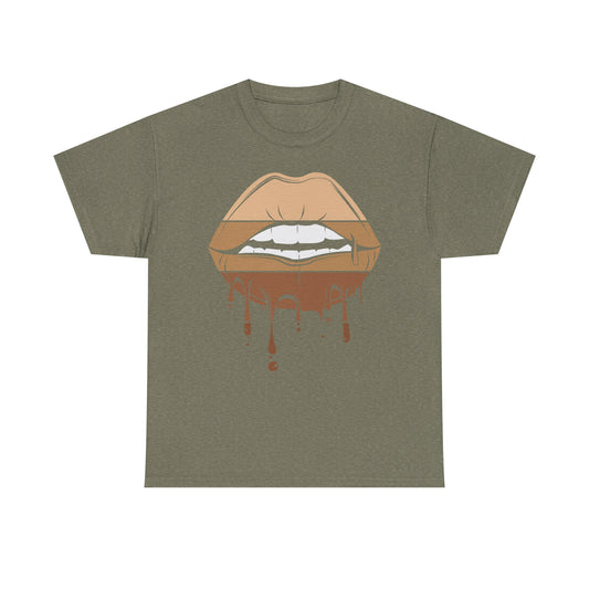 Chic Bold Lip Graphic Tee - Unisex Heavy Cotton
