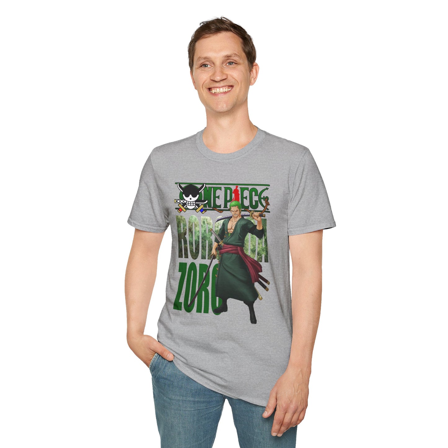 Epic Zoro Unisex Softstyle T-Shirt - One Piece Fan Apparel