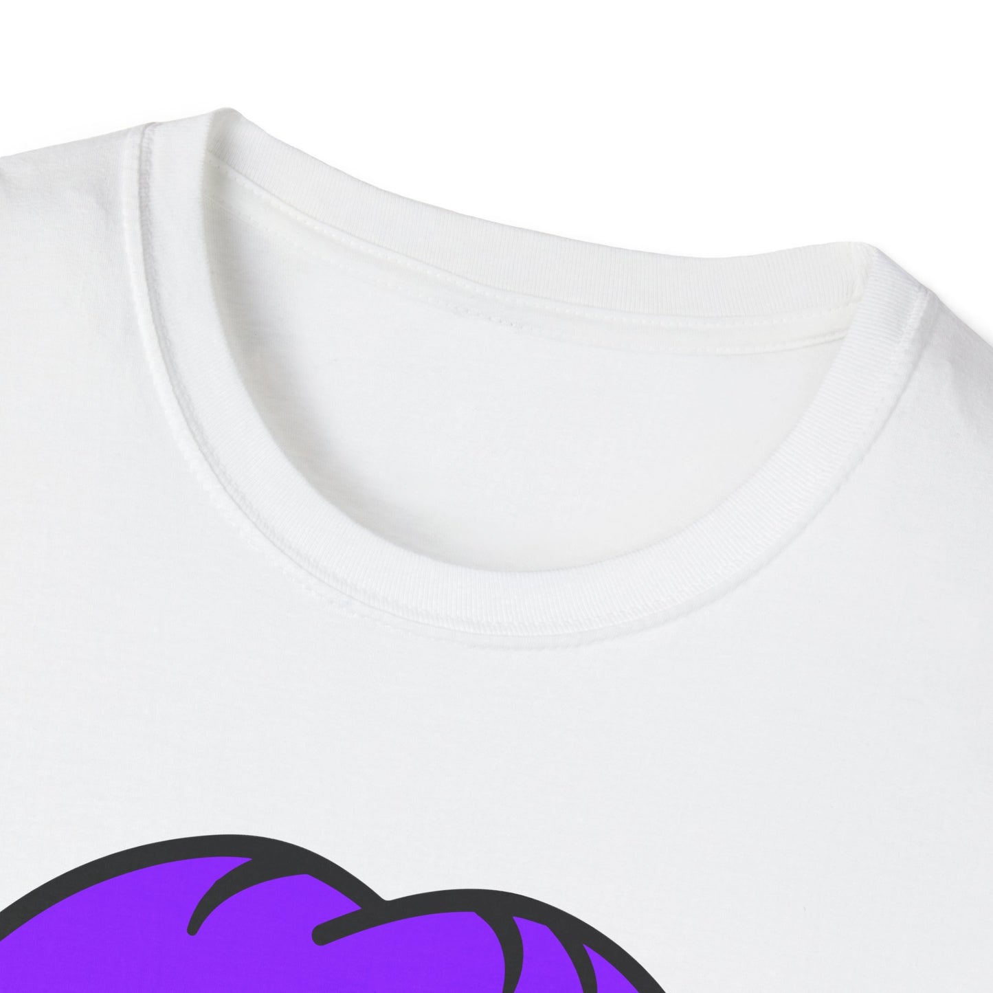 Pride Graphic Tee, Rainbow Mouth Design T-Shirt, Unisex Softstyle Shirt, LGBTQ+ Apparel, Fun Casual Wear, Birthday Gift