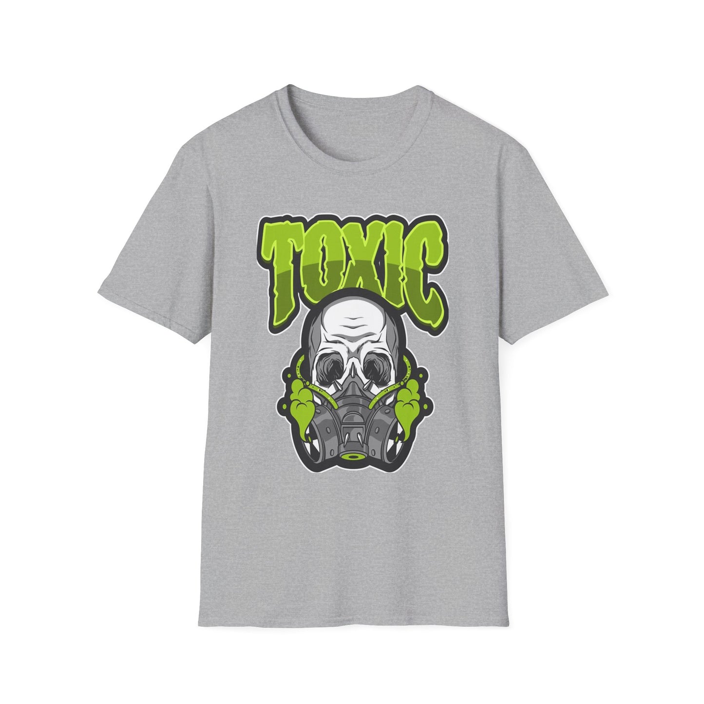 Toxic Skull Graphic Tee - Unisex Softstyle T-Shirt