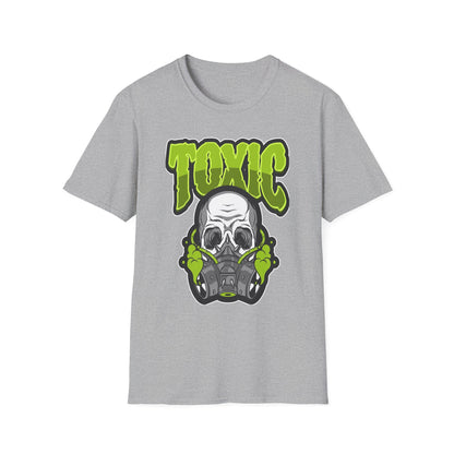 Toxic Skull Graphic Tee - Unisex Softstyle T-Shirt