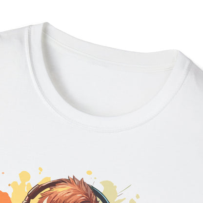 Skull Gamer T-Shirt, Unisex Softstyle Tee, Video Game Shirt, Gift for Gamers, Cool Graphic Tee, Halloween Style Shirt