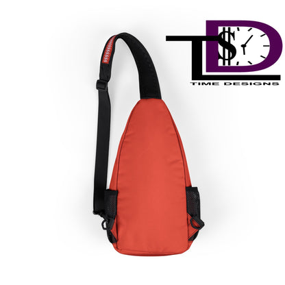 Chest Bag for Everyday Adventures - Stylish Satchel, Perfect for Hiking, Travel, Festivals, and Daily Use, Eye-catching Design with Text