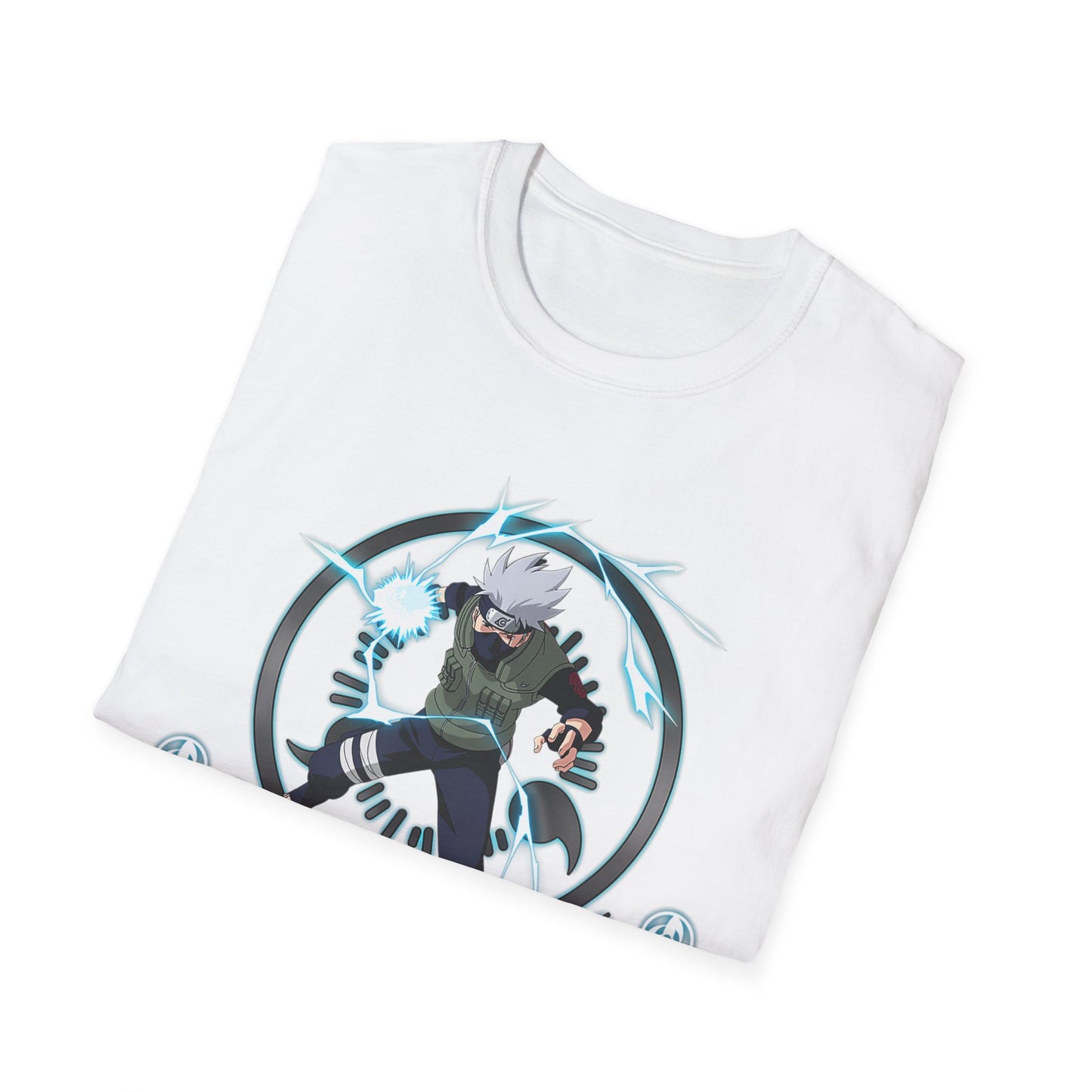 Kakashi Unisex Softstyle T-Shirt - Perfect for Anime Fans