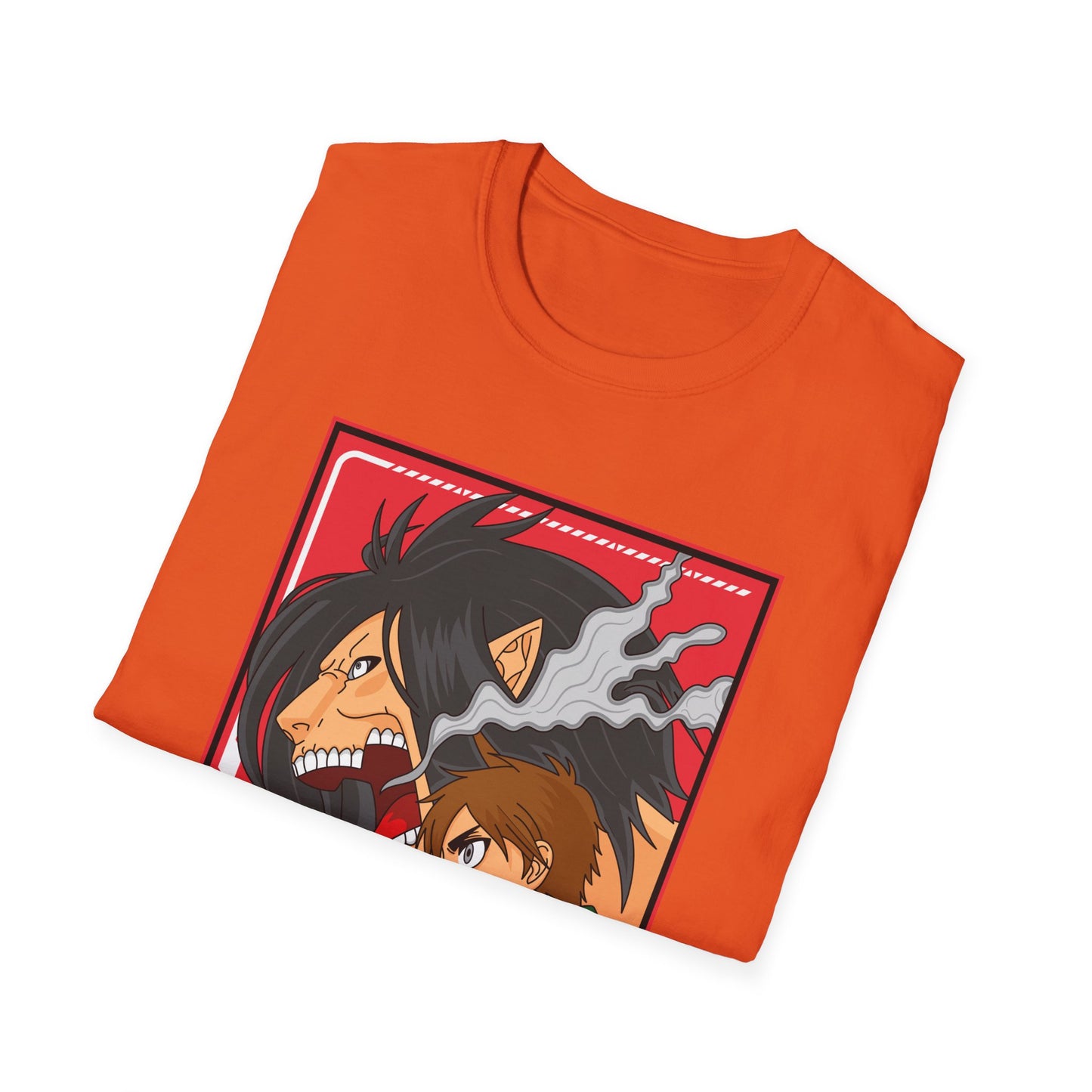 Anime-Inspired Unisex Tee - Softstyle T-Shirt, Casual Gift, Graphic Tee, Manga Apparel, Fan Merchandise