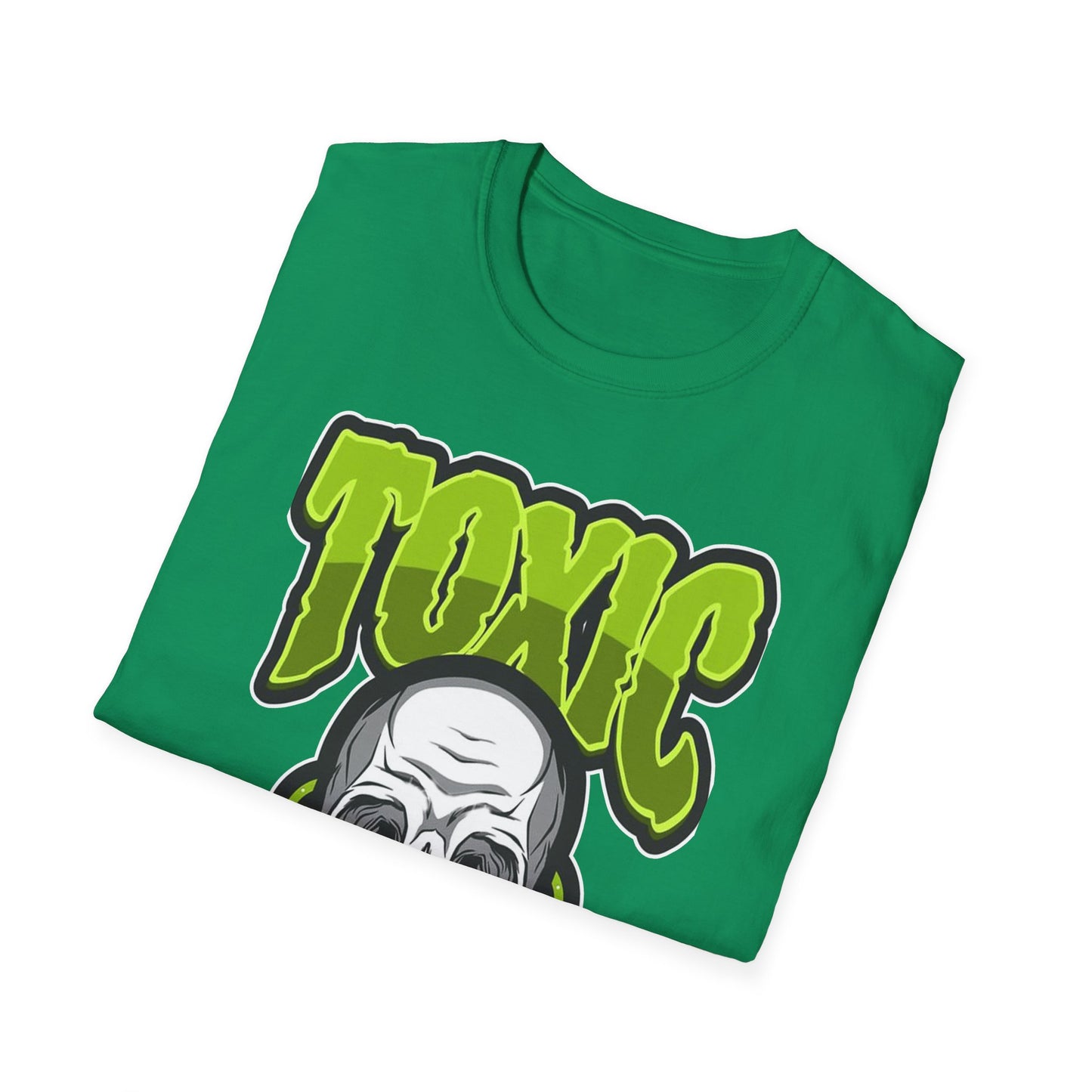 Toxic Skull Graphic Tee - Unisex Softstyle T-Shirt
