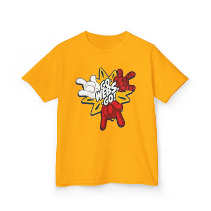 Kids Superhero Graphic Tee - Go Webs Go!