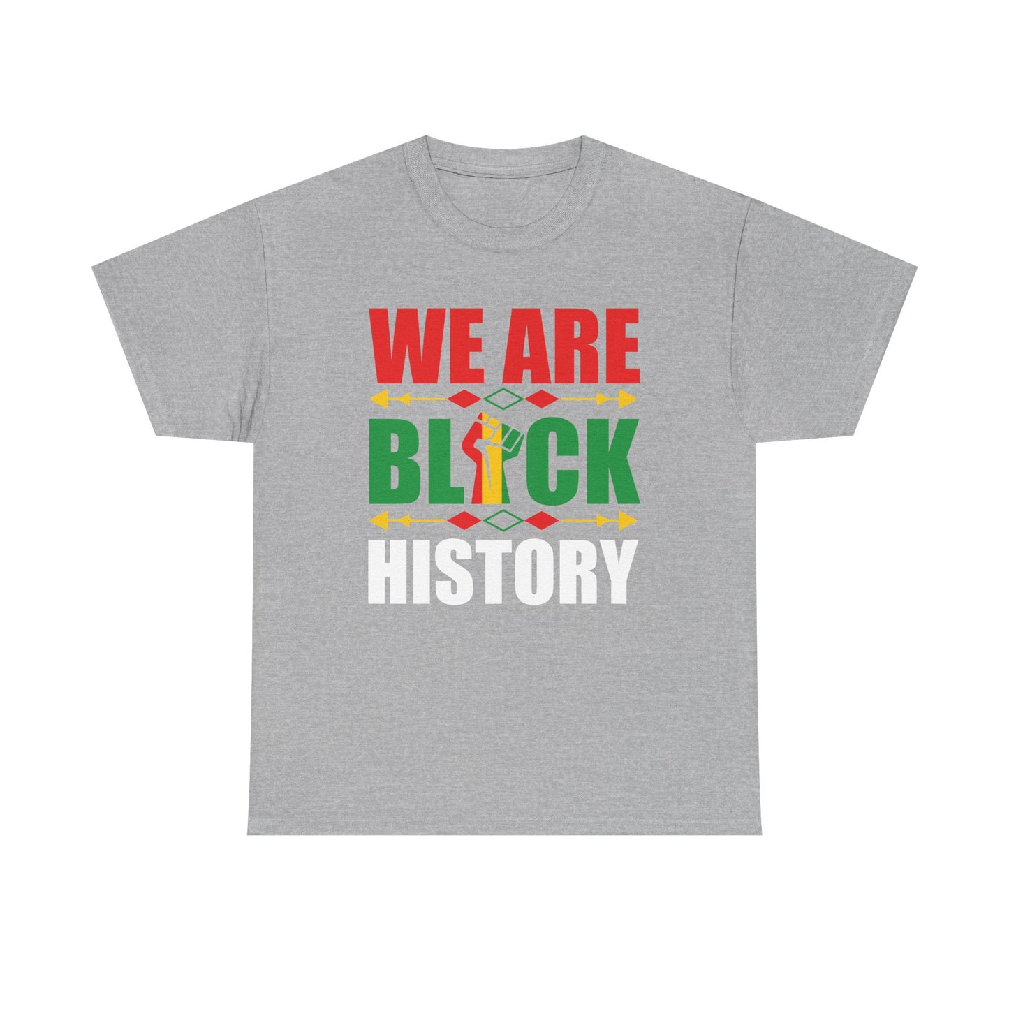 Unisex Heavy Cotton Tee - WE ARE BLACK HISTORY - Statement Tee, Celebrate Black History Month, Cultural Pride Apparel, Gift for [...]