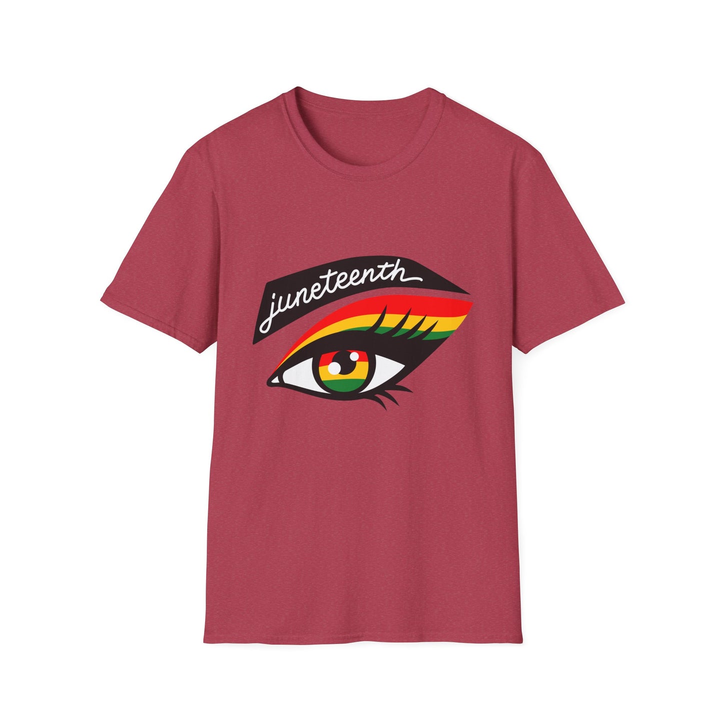 Juneteenth Eye Graphic T-Shirt, Unisex Tee, Afrocentric Apparel, Celebratory Wear, Black History Month Gift, Inclusive Fashion