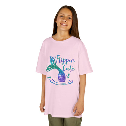 Flippin Cute Kids Tee - Colorful Whale Design for Fun-loving Children