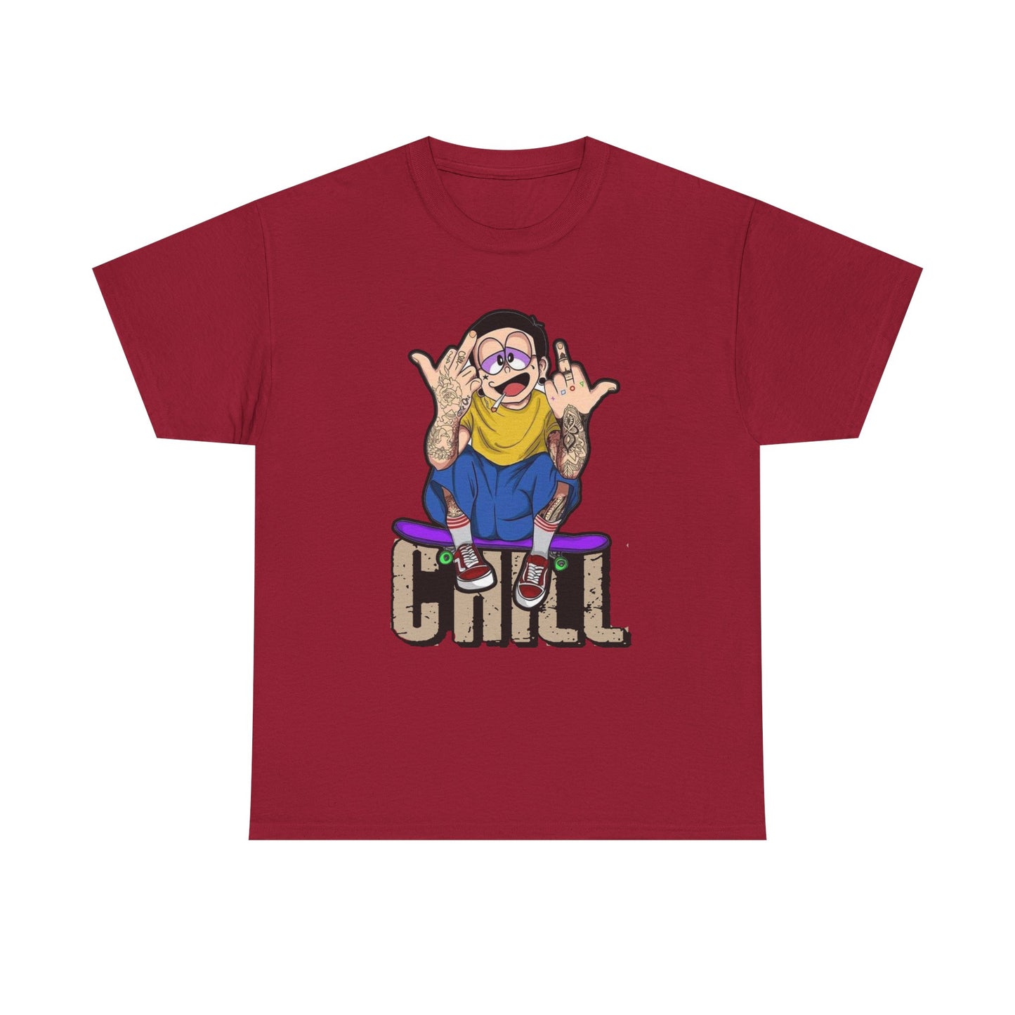 Chill Vibes Unisex Heavy Cotton Tee – Perfect for Relaxed Days