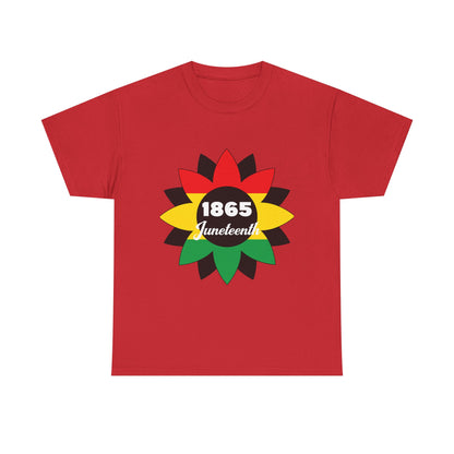 Juneteenth Celebration Tee - Unisex Heavy Cotton Shirt, African Heritage Apparel, Black History Month, 1865 Roots, Proud Culture Wear