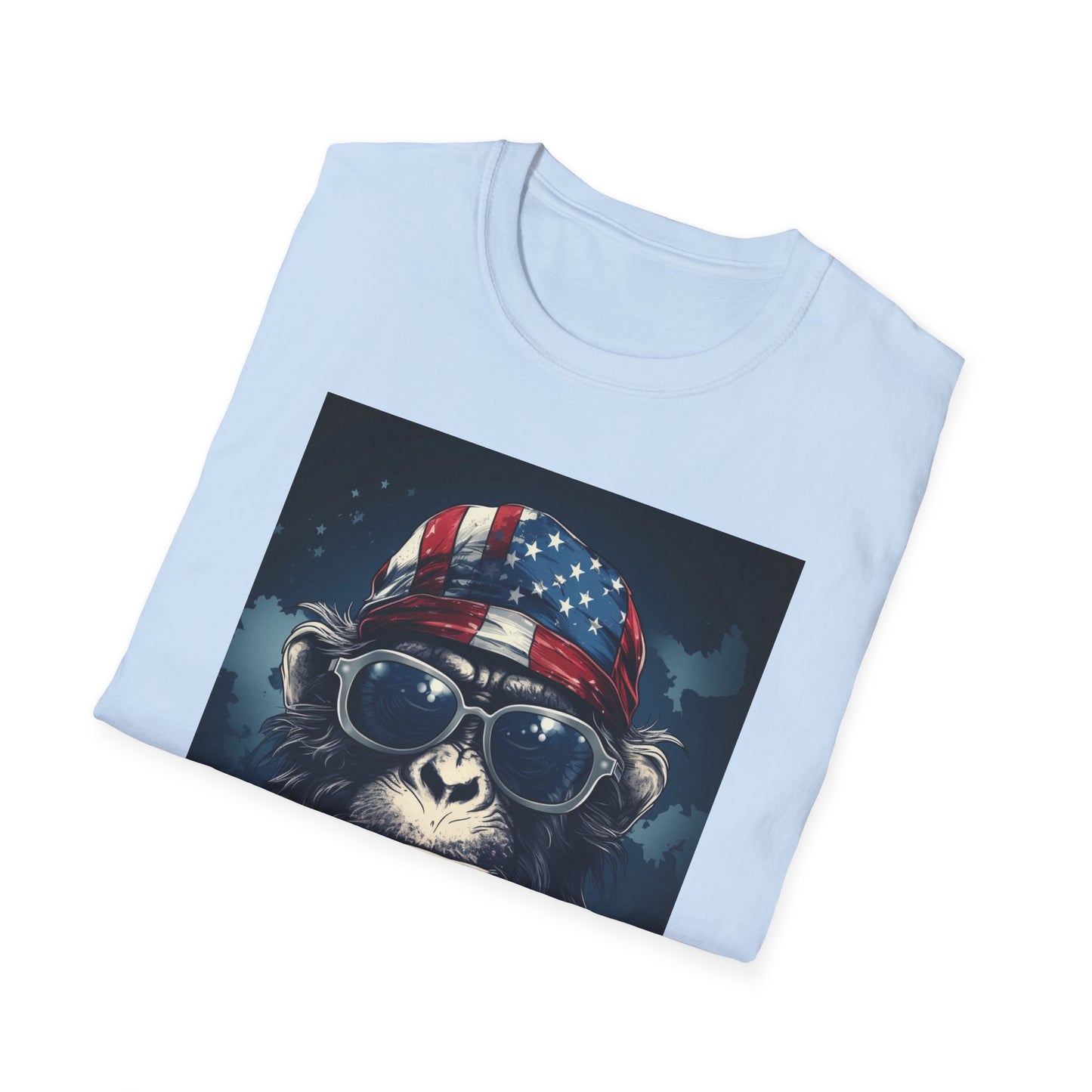 Cool Monkey Graphic T-Shirt, Fun Animal Tee, Summer Casual Wear, Unique Gift for Animal Lovers, Trendy Fashion for All