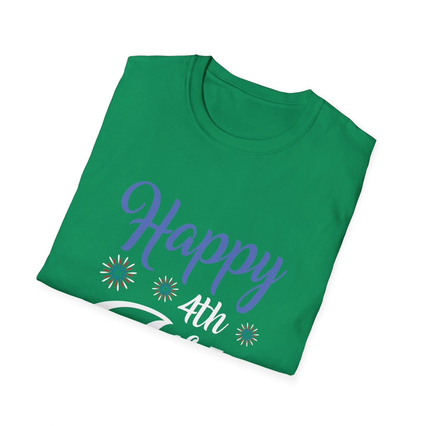 Happy Vibes Unisex Softstyle T-Shirt | Casual Wear, Gift for Friends, Birthday Gift, Positivity Shirt, Everyday Comfort