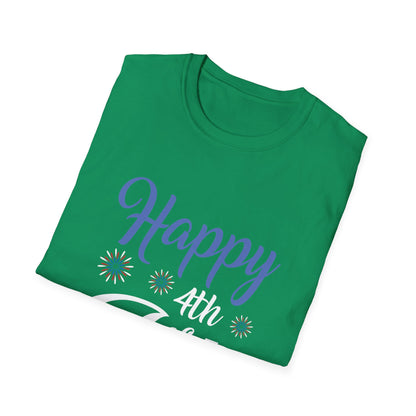 Happy Vibes Unisex Softstyle T-Shirt | Casual Wear, Gift for Friends, Birthday Gift, Positivity Shirt, Everyday Comfort