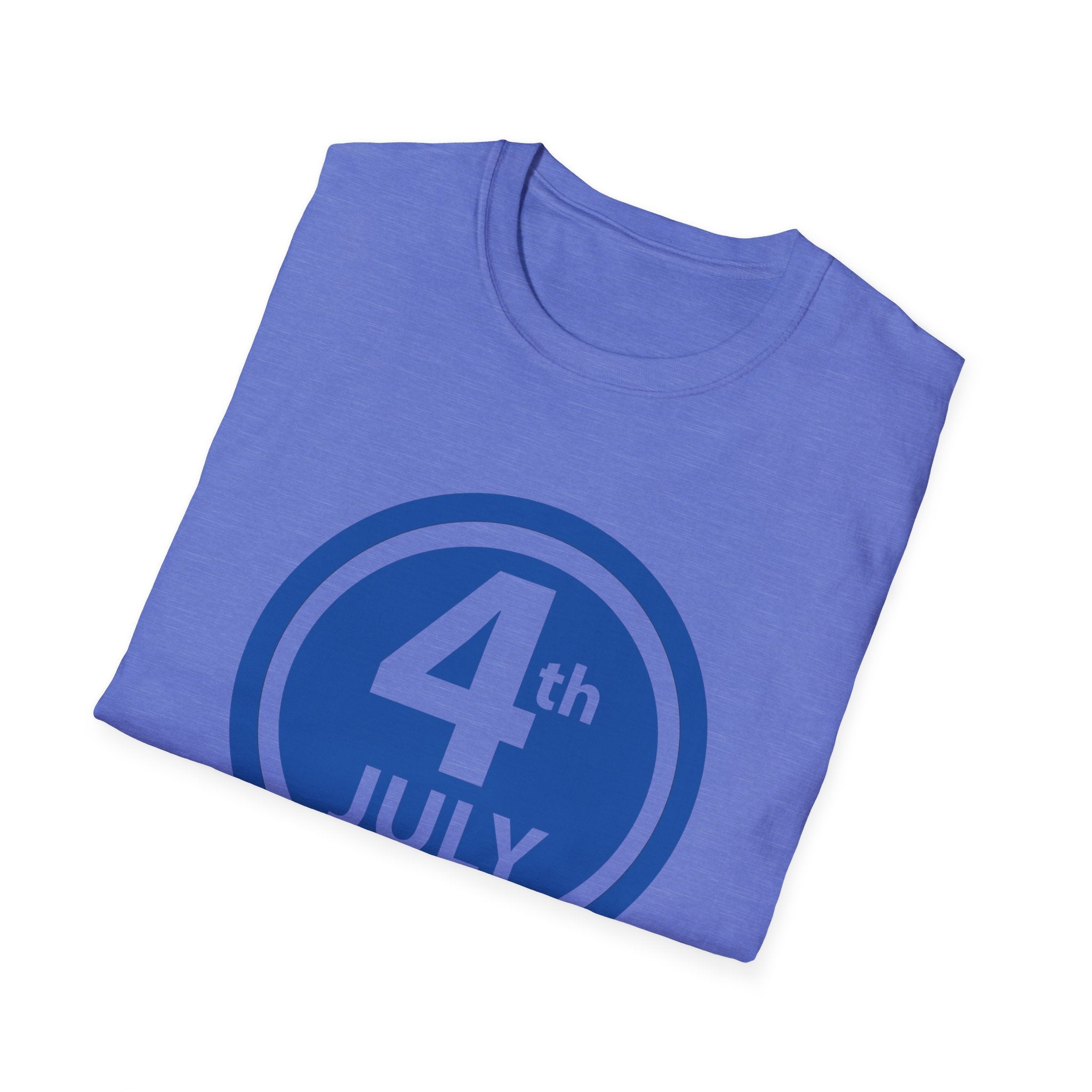 4th of July Unisex Softstyle T-Shirt, Independence Day Tee, Patriotic Shirt, July 4th Celebration T-Shirt, USA Pride Clothing