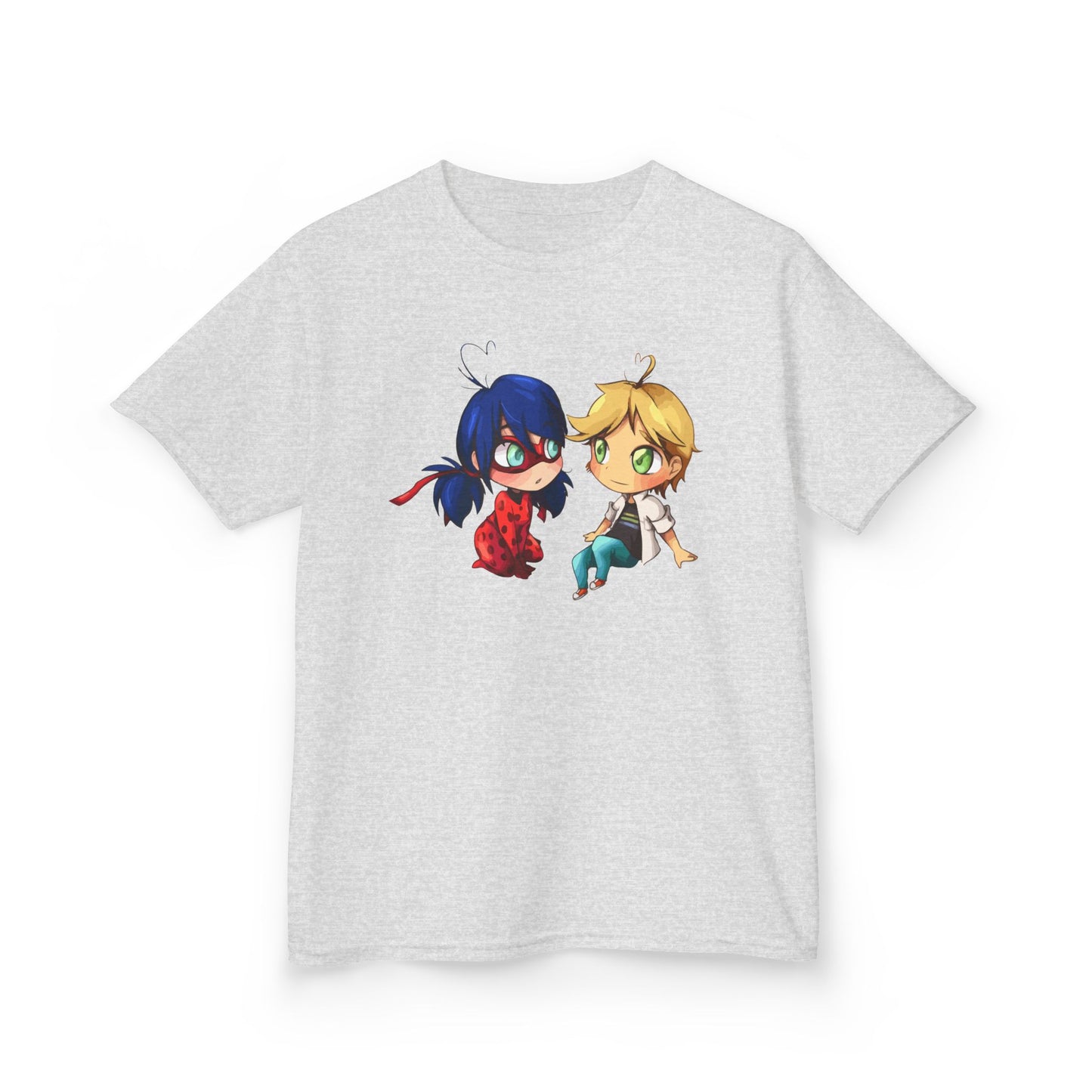 Kids Cute Chibi Characters Tee, Lightweight T-Shirt for Playtime, Gifts for Boys & Girls, Cartoon Lover Apparel, Birthday Outfit