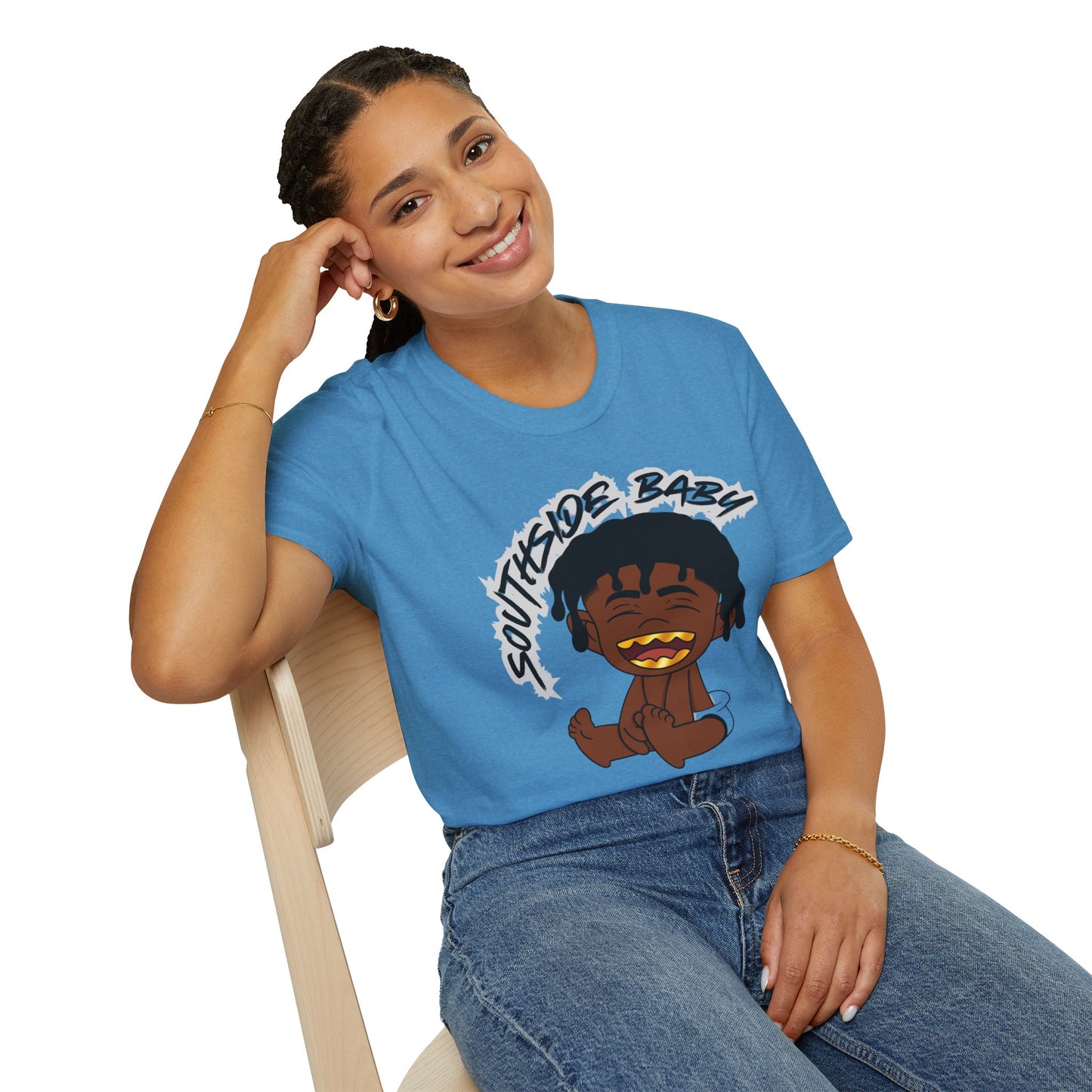 Unisex Softstyle T-Shirt - 'Southside Baby' Cute Graphic Tee