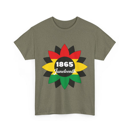 Juneteenth Celebration Tee - Unisex Heavy Cotton Shirt, African Heritage Apparel, Black History Month, 1865 Roots, Proud Culture Wear