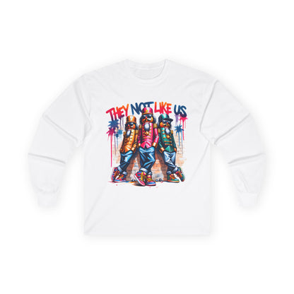 “They Not Like Us” Urban Streetwear Long Sleeve Tee