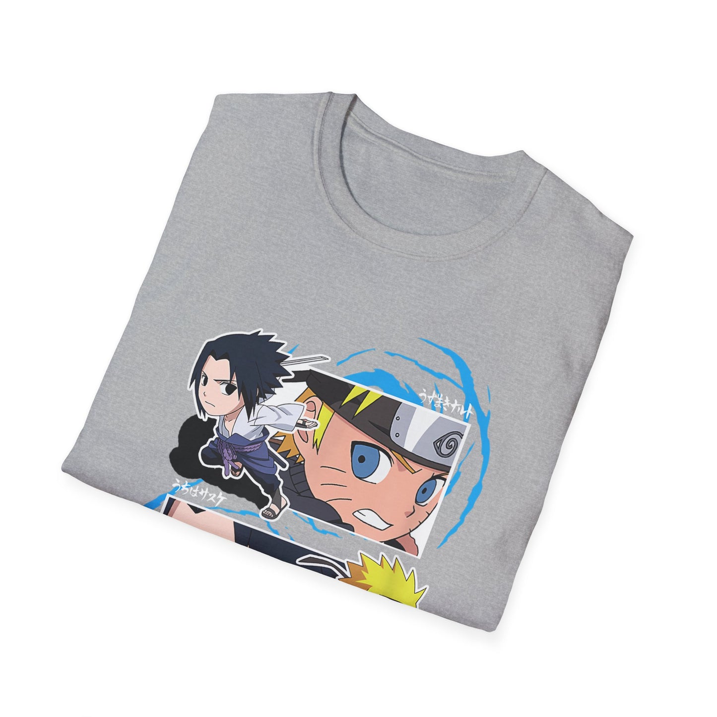 Anime naruto Adventure Unisex Softstyle T-Shirt - Naruto Characters Design