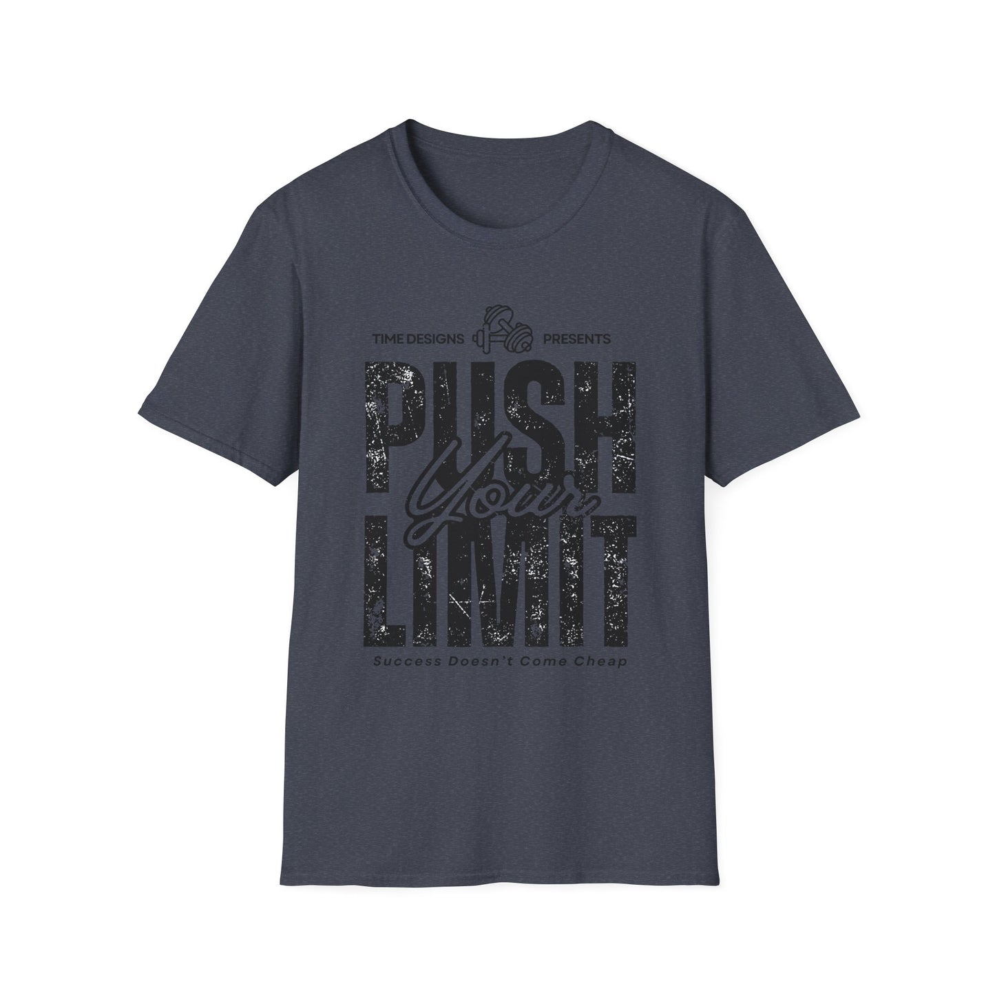 Motivational Unisex Softstyle T-Shirt - 'Push Your Limit'